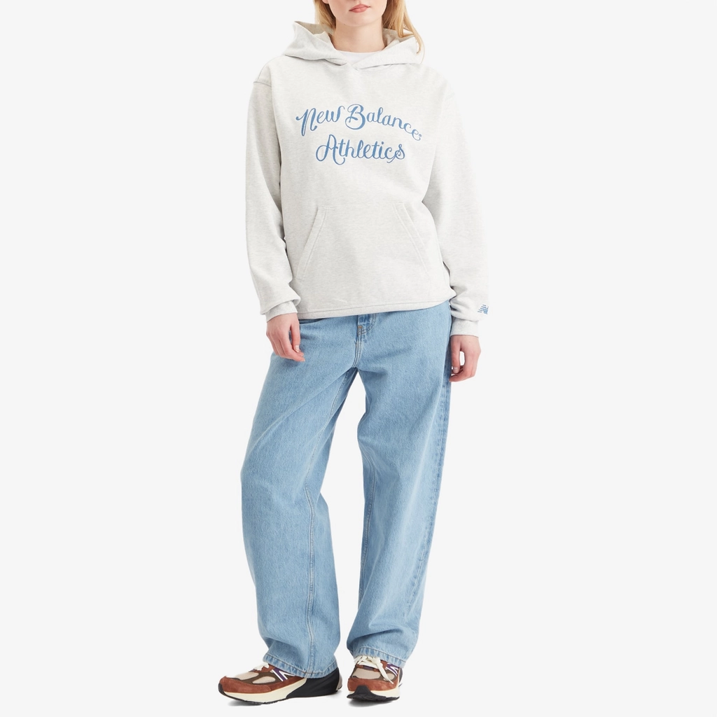 New Balance Athletics Relaxed League Hoodie Ash Heather